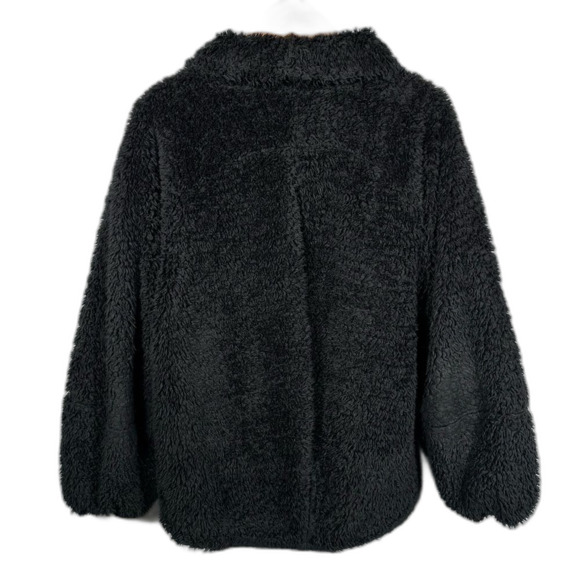 Lululemon Black Warm Restore Sherpa Pullover Sweater Size M/L Cozy Fuzzy Winter - Picture 5 of 16